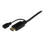 StarTech.com HDMI to VGA Cable - 3 ft / 1m - 1080p - 1920 x 1200 - Active HDMI Cable - Monitor Cable - Computer Cable - 3 ft HDMI/VGA (HD2VGAMM3)
