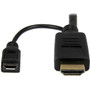 StarTech.com HDMI to VGA Cable - 3 ft / 1m - 1080p - 1920 x 1200 - Active HDMI Cable - Monitor Cable - Computer Cable - 3 ft HDMI/VGA (HD2VGAMM3)