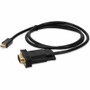 AddOn 5-Pack of 3ft Mini-DisplayPort 1.1 Male to VGA Male Black Cables For Resolution Up to 1920x1200 (WUXGA) - 3.3 ft (1 m) Mini for (Fleet Network)