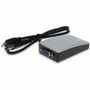 AddOn USB A 3.0 Male to VGA Female White Adapter Including 1ft Cable - 1 x USB 3.0 Type A - Male - 1 x 15-pin HD-15 VGA - Female - x - (Fleet Network)
