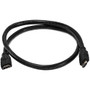 Monoprice 3ft 24AWG CL2 High Speed HDMI Cable Male to Female Extension - Black - 3 ft HDMI A/V Cable for Audio Device, Video Device, - (Fleet Network)