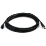 Monoprice IEEE-1394 FireWire iLink DV Cable 6P-4P M/M - 15ft (BLACK) - 15 ft Data Transfer Cable for Camcorder - First End: 1 x 6-pin (Fleet Network)