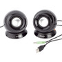 Lenovo M0520 2.0 Speaker System - 2 W RMS - Black - 90 Hz to 20 kHz - Headphone - USB (Fleet Network)