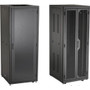 Black Box Elite Enclosed Server And PDU Rack Cabinet With Plexiglas Front 3 Fans Steel Frame Height Fan For S EC38U3032TPMS3NK