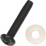 Black Box Panhead Screws, 10-32, 1 1/8" , 20-Pack - Cabinet Screw - 10 - 1.13" - Pan - 1 Pack (Fleet Network)