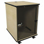 Middle Atlantic MFR Series 16RU Mobile Furniture Floor Standing Rack - Knotted Middle Atlanticle - For A/V Equipment - 16U Rack Height (Fleet Network)