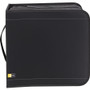 Case Logic 20 Capacity CD Wallet - Wallet - Book Fold - Nylon - Black - 320 CD/DVD (Fleet Network)