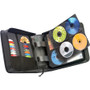 Case Logic 20 Capacity CD Wallet - Wallet - Book Fold - Nylon - Black - 320 CD/DVD (CDW-320)