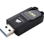 Corsair Flash Voyager Slider X1 128GB - 128 GB - USB 3.0 - 130 MB/s Read Speed - Black - 5 Year Warranty (Fleet Network)