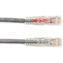 Black Box GigaBase 3 Cat5e UTP Patch Cable 20 Ft Network Lead For Panel Wallplate And Device Category X C5EPC70-GY-20