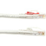Black Box GigaBase 3 Cat5e UTP Patch Network Cable 15 Ft White For Panel Wallplate Device Category X C5EPC70-WH-15