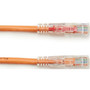Black Box GigaTrue 3 Cat6 UTP Patch Network Cable Ft Category 6 For Panel Wallplate And Device First C6PC70-OR-03