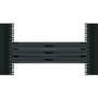 Panduit TLBP2S-V Blanking Panel - ABS Plastic - Black - 2U Rack Height - 5 - 3.47" (88.14 mm) Height x 19" (482.60 mm) Width x 2" mm) (Fleet Network)