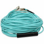 AddOn 20m MPO/UPC to 6xLC/UPC Duplex Aqua OM3 OFNR (Riser-Rated) 12-Strand Fiber Fanout Cable - 65.6 ft (20 m) Fiber Optic Network for (ADD-MPO-6LC20M5OM3)