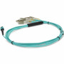 AddOn ADD-MPO-6LC3M5OM3 MPO/UPC to 6xLC/UPC Duplex Aqua OM3 OFNR Riser-Rated 12-Strand Fiber Fanout Cable - 9. 8 ft (3 m)
