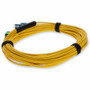 AddOn ADD-MPO-4LC30M9SMF MPO/APC to 4xLC/UPC Duplex Fanout Cable - 30m OS2 Singlemode Fiber - Riser-Rated Yellow