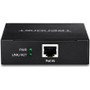 TRENDnet Gigabit PoE+ Repeater/Amplifier, 1 x Gigabit PoE+ In Port, 1 x Gigabit PoE Out Port, Extends 100m For Total Distance Up To & (TPE-E100)