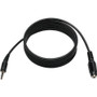Tripp Lite 6ft Mini Stereo Audio 4 Position Headset Extension Cable 3.5mm M/F 6' - 6 ft (1.83 m) Mini-phone Audio Cable for Audio PC, (Fleet Network)