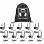 Hamilton Buhl Sack-O-Phones Headphone - Stereo - Mini-phone (3.5mm) - Wired - 32 Ohm - 20 Hz to 20 kHz - On-ear - Binaural - - 5 ft m) (SOP-HA1A)