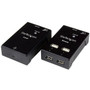 StarTech.com 4-Port USB 2.0-Over-Cat5-or-Cat6 Extender - up to 165ft (50m) - Steel - Black (Fleet Network)