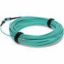 AddOn 30m MPO/UPC to MPO/UPC Aqua OM3 OFNR (Riser-Rated) 12-Strand Fiber Patch Cable - 98.4 ft (30 m) Fiber Optic Network Cable for - (ADD-MPOMPO-30M5OM3S)