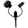 StarTechcom_1m_3_ft_Black_Apple_8-pin_Lightning_or_30-pin_Dock_Connector_or_Micro_USB_to_USB_Combo_Cable_for_iPhone__iPod__iPad_-_LTADUB1MB