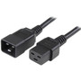 StarTech.com 10 ft Heavy Duty 14 AWG Computer Power Cord - C19 to C20 - For PDU, Server - 250 V AC / 15 A - Black - 1 (Fleet Network)