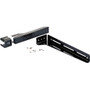 Panduit Adjustable Ladder Quiklock Bracket for 12X4 System - Cable Ladder - Black - 18.7" (475.49 mm) Length - Steel - 1 Pack (Fleet Network)