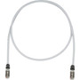 Panduit Cat.6a Patch Network Cable - 49.2 ft Category 6a Network Cable for Network Device - First End: 1 x RJ-45 Network - Male - End: (Fleet Network)