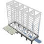 Middle Atlantic 2 Bay Riser Base for 36 Inch Deep for SNE Racks, 24 Inches Wide Racks - Floor Standing Open Frame - Black Powder Coat (Fleet Network)