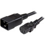 StarTechcom_3_ft_Heavy_Duty_14_AWG_Computer_Power_Cord_-_C13_to_C20_-_For_Computer_Server_PDU_-_125_V_AC__15_A_-_Black_-_1_PXTC13C20143