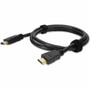 AddOn 5-Pack of 6ft Apple Computer MC838ZM/B Compatible HDMI 1.4 Male to HDMI 1.4 Male Black Cables Which Supports Ethernet Channel Up (Fleet Network)