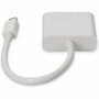 AddOn 5-Pack of Apple Computer MB570Z/B Compatible Mini-DisplayPort 1.1 Male to DVI-I (29 pin) Female White Adapters For Resolution Up (MB570Z/B-AO-5PK)