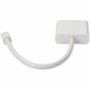AddOn 5-Pack of Apple Computer MB572Z/B Compatible Mini-DisplayPort 1.1 Male to VGA Female White Adapters For Resolution Up to (WUXGA) (MB572Z/B-AO-5PK)