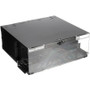 Panduit Fiber Enclosure - For LAN Switch, Patch Panel, Fiber Optic Cable Manager - 4U Rack Height - Rack-mountable - Black - Steel - 1 (FCE4U)