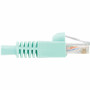 Tripp Lite series 20-ft. Cat6a Aqua Patch Cable - 20 ft (6.10 m) Category 6a Network Cable for Network Device - First End: 1 x RJ-45 - (N261-020-AQ)