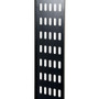 Rack Solutions 42U Vertical Cable Management Bar - Cable Management Bar - Black Powder Coat - 42U Rack Height - Steel (Fleet Network)