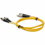 AddOn ADD-FC-FC-1M9SMF FC to FC OS2 Single-Mode Duplex Fiber Patch Cable - 3. 3 ft (1 m) Yellow OFNR Riser-Rated