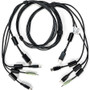 VERTIV CBL0104 SC845D 6 ft KVM Cable - All-in-One DisplayPort-to-USB - 4K UHD - Single Head