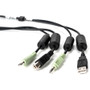 Vertiv AVOCENT SCKM140 Cable - 10ft. - 10 ft (3.05 m) KVM Cable for Switch, Keyboard, Mouse, Audio Device - First End: 1 x Mini-phone (CBL0131)