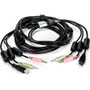 Vertiv AVOCENT KVM Cable - 10 ft (3.05 m) KVM Cable for KVM Switch, Keyboard/Mouse, Audio Device - First End: 1 x 4-pin USB Type B - 2 (Fleet Network)