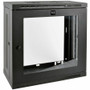 Tripp Lite series SmartRack SRW12U13G Rack Cabinet - For LAN Switch, Patch Panel - 12U Rack Height19" (482.60 mm) Rack Depth - Wall - (Fleet Network)