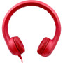 Hamilton Buhl Flex-phones, Foam Headphones, Red - Stereo - Mini-phone (3.5mm) - Wired - 32 Ohm - 20 Hz to 20 kHz - Over-the-head - - - (Fleet Network)