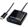 VisionTek USB-C to VGA Active Adapter(M/F) - USB 3.1 Type C Male - 15-pin HD-15 VGA Female - 1920 x 1080 Supported (Fleet Network)