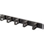 Rack Solutions 1U Horizontal Cable Management with Metal Rings - Ring - 1U Rack Height x 19" Panel Width - Metal (Fleet Network)