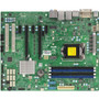Supermicro X11SAE Workstation Motherboard - Intel C236 Chipset - Socket H4 LGA-1151 - ATX - 64 GB DDR4 SDRAM Maximum RAM - DIMM, UDIMM (Fleet Network)
