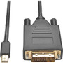 Tripp Lite series P586-006-DVI-V2 Mini DisplayPort 1.2 to DVI Active Adapter Cable, 6 ft. - 6 ft (1.83 m) DisplayPort/DVI-D Video for (Fleet Network)