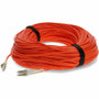 AddOn 100m LC to LC Orange OM1 Duplex OFNR (Riser-Rated) MMF Fiber Patch Cable - 328.1 ft (100 m) Fiber Optic Network Cable for Device (Fleet Network)