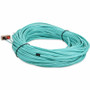AddOn 25m ST to SC Aqua OM3 Duplex OFNR (Riser-Rated) Fiber Patch Cable - 82 ft (25 m) Fiber Optic Network Cable for Router, Network - (ADD-ST-SC-25M5OM3)