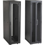 Black Box Elite Rack Cabinet - For LAN Switch, Patch Panel, Server, PDU - 45U Rack Height - Floor Standing Enclosed Cabinet - Steel, (Fleet Network)